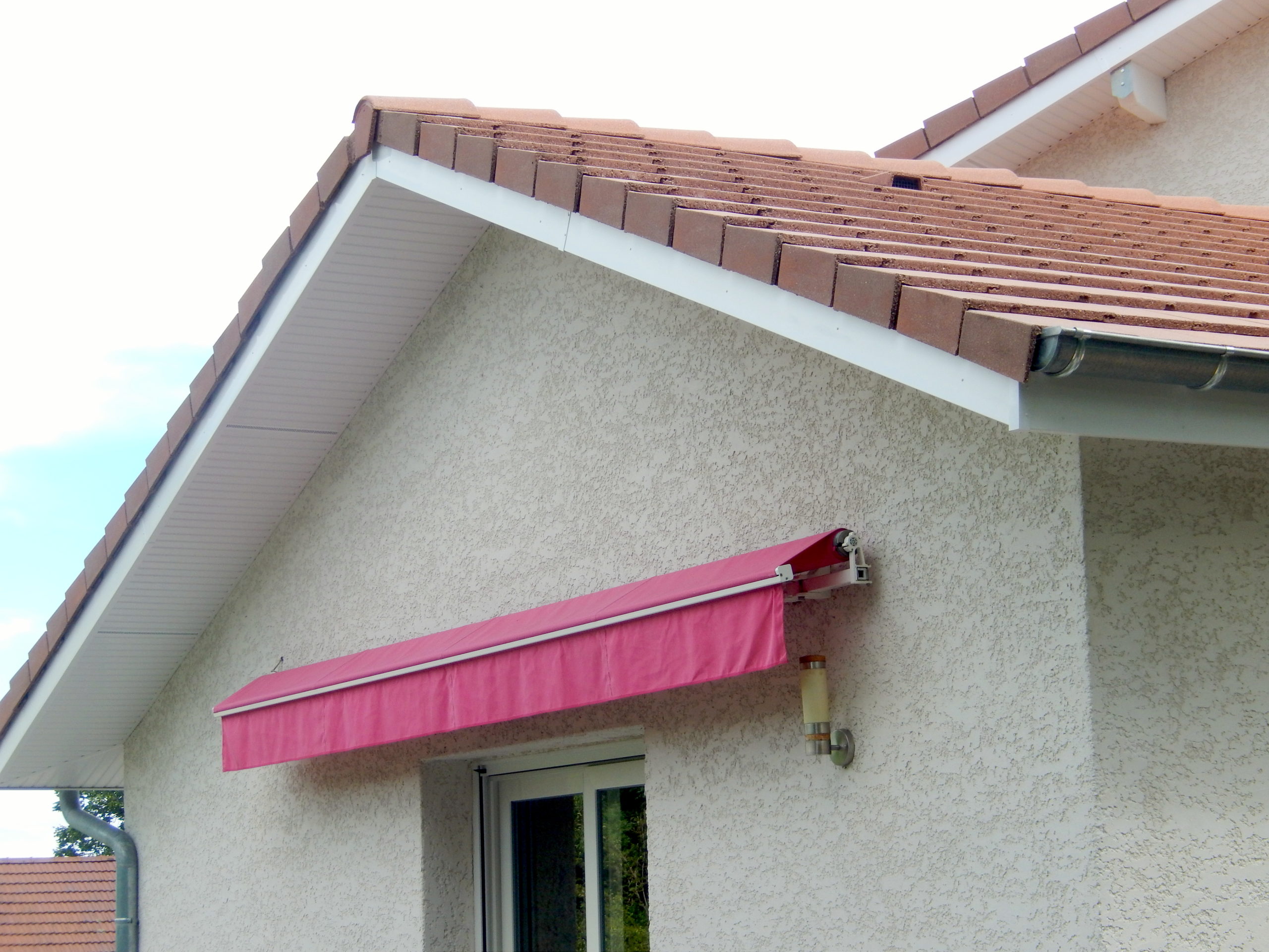 Dessous de toit PVC en blanc